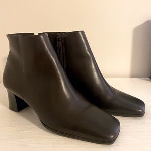 Super Soft Leather Ankle Boots